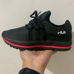 Tênis Fila F1 Preto c/ Rosa